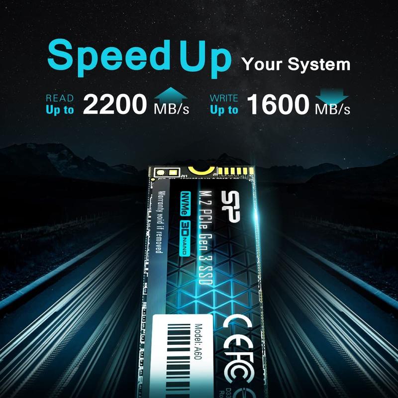 SSD Silicon Power P34A60 512 GB NVMe M.2 PCIe Gen3x4 2280 - SP